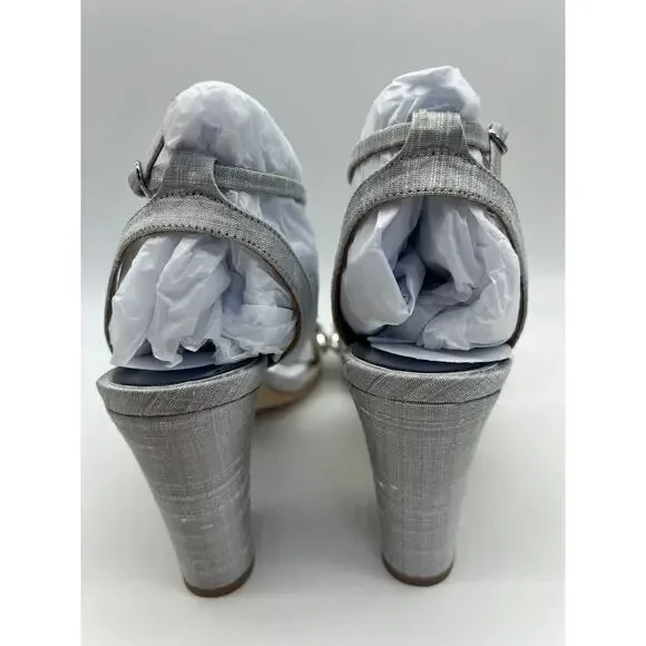 Badgley Mischka Women's Jill Chrystal Embellished Block Heel MP5331 Size 9.5 NIB - Picture 8 of 12